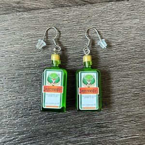 Jagermeister Resin Earrings